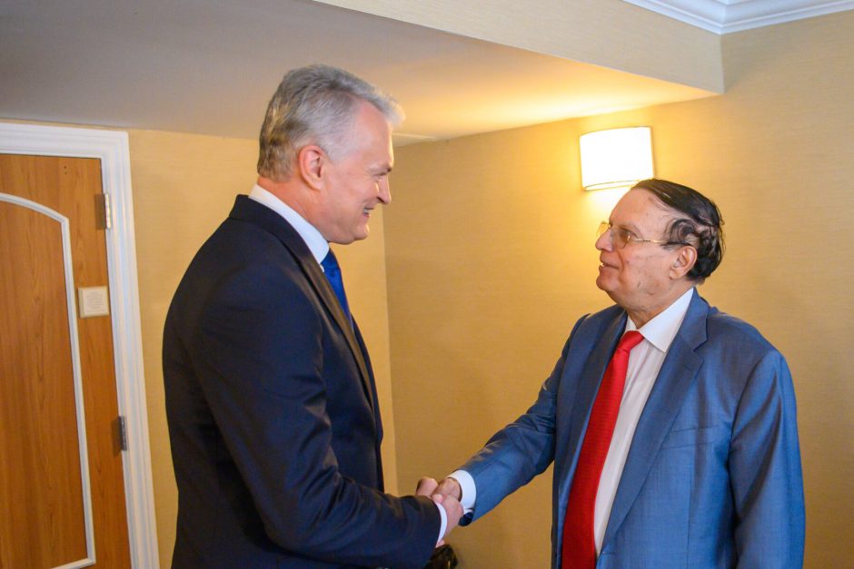 Prezidentas pakvietė JAV energetikos įmonę „Holtec“ investuoti Lietuvoje 