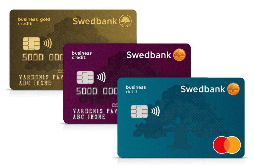 „Swedbank“ pasiūlė naujo dizaino mokėjimo korteles verslo klientams