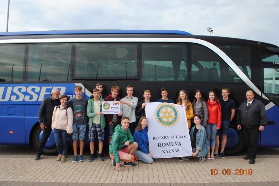 Jaunieji Lietuvos talentai dalyvavo Rotary stovykloje Danijoje 