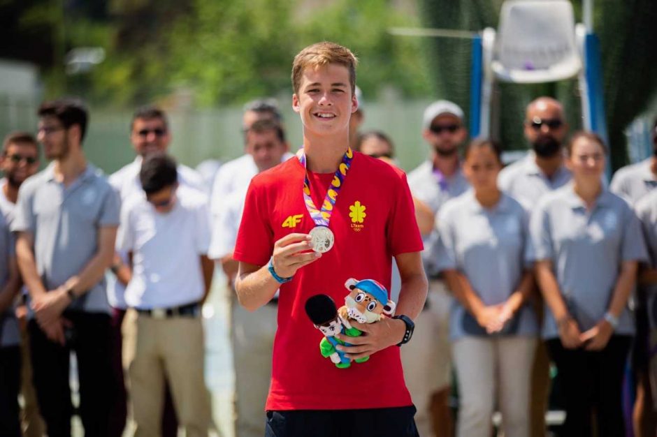 Tenisininkui V. Gaubui – Europos jaunimo olimpinio festivalio sidabras