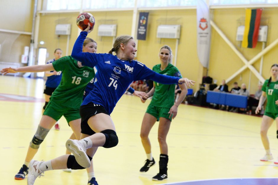 Čempionės pergale pradėjo Lietuvos moterų rankinio lygos finalo seriją