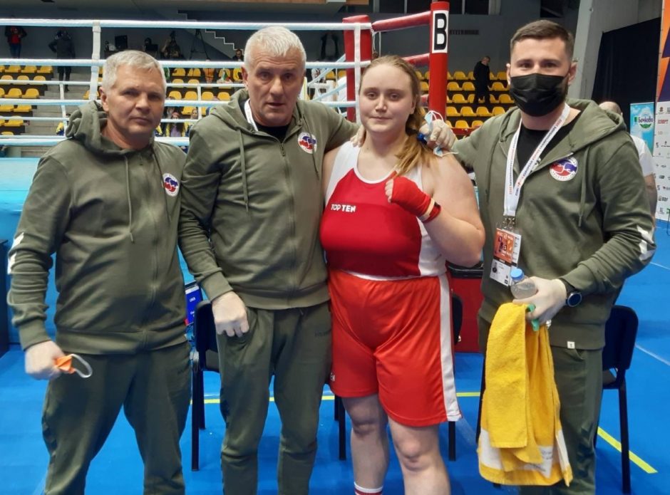 Lietuvos boksininkė Europos jaunimo čempionate iškovojo bronzos medalį
