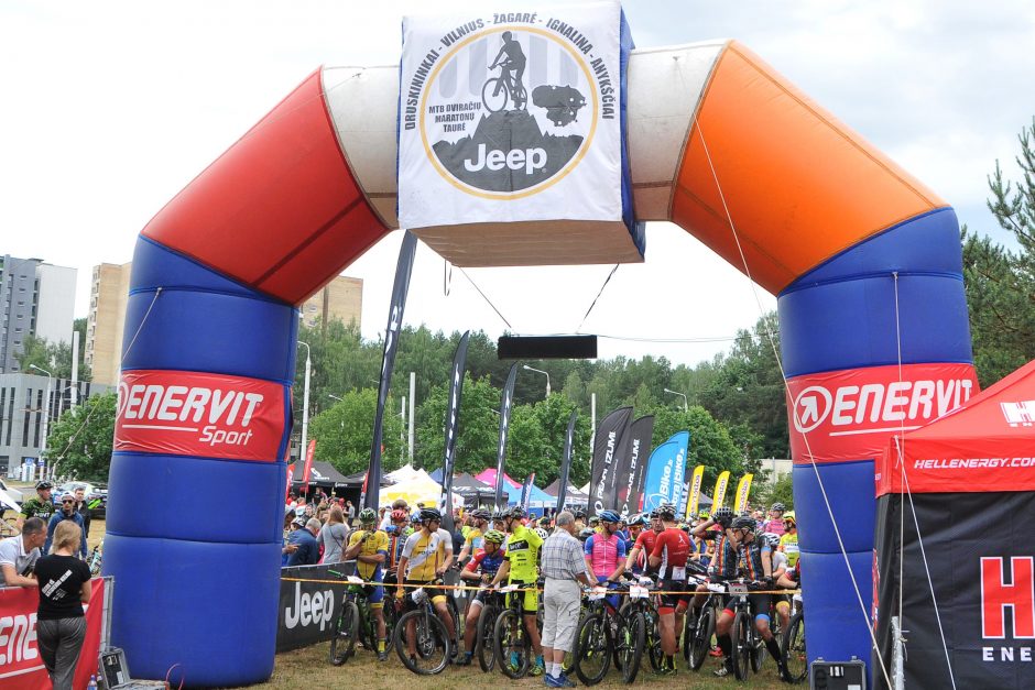 „Jeep MTB dviračių maratonų taurė“ sezoną baigs Vilniuje