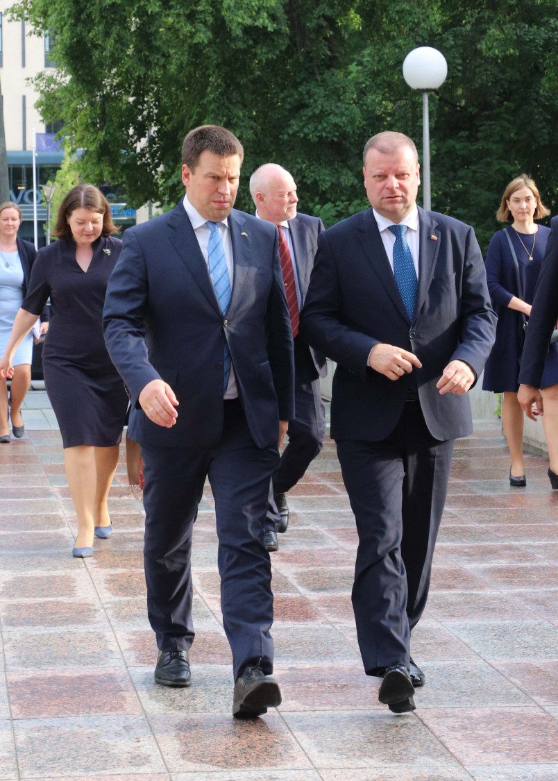 S. Skvernelis apie Lietuvos ir Estijos bendrus interesus: privalome tęsti darbus