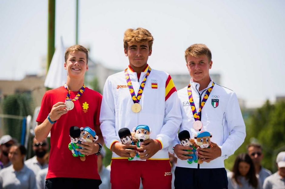 Tenisininkui V. Gaubui – Europos jaunimo olimpinio festivalio sidabras