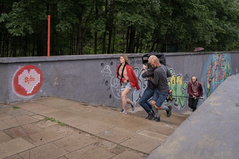 Filmuojant A. Blaževičiaus filmą „Paralyžius“ – laikini eismo ribojimai Vilniuje