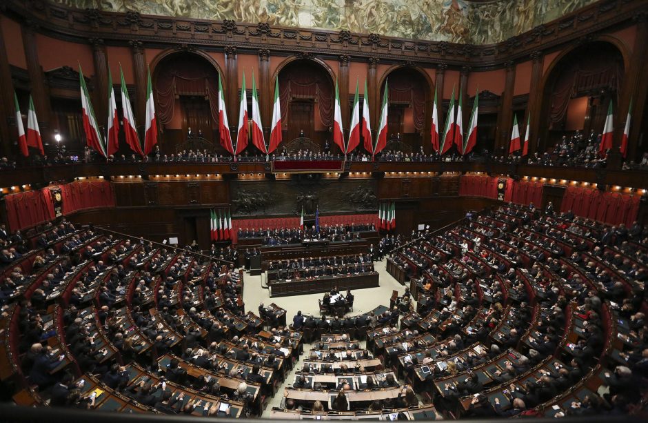 Italijoje rudenį vyks referendumas dėl parlamentarų skaičiaus mažinimo