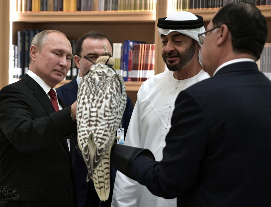 Rusijos prezidentas atvyko į JAE pirmo nuo 2007 metų vizito
