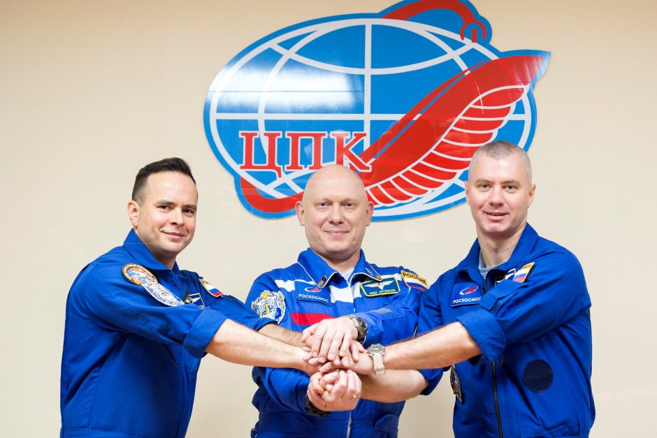 Į TKS išskrido trys rusų kosmonautai