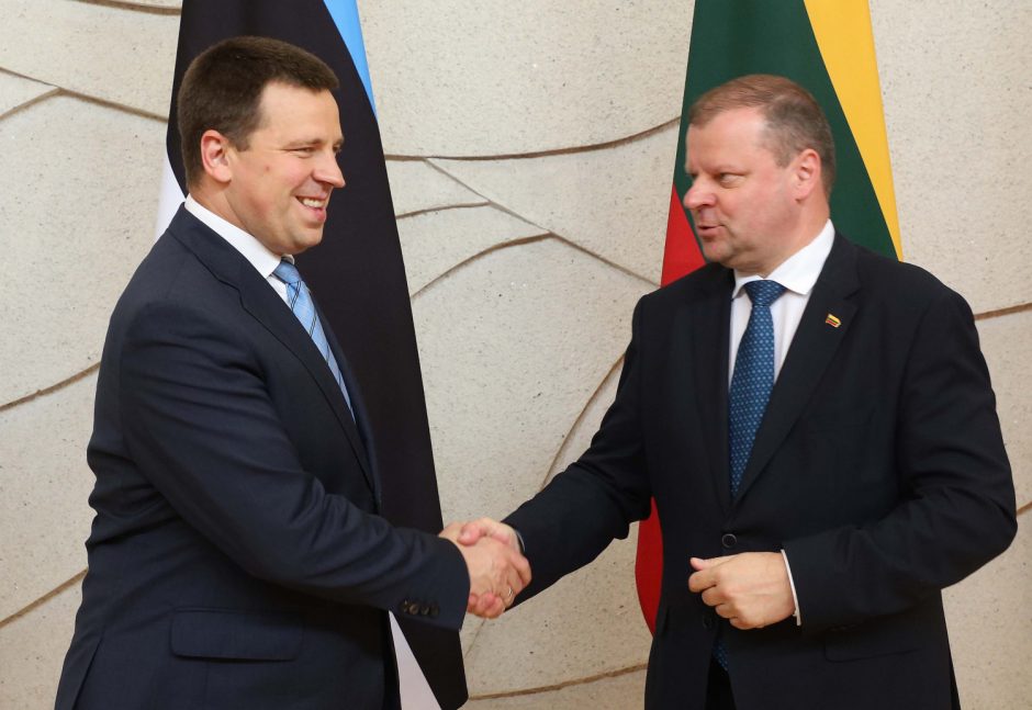S. Skvernelis apie Lietuvos ir Estijos bendrus interesus: privalome tęsti darbus