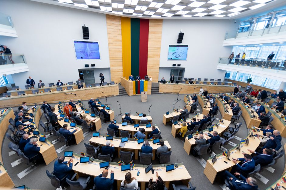Opozicijai nebalsavus Seimas kol kas nepriėmė 2023-ųjų PSDF biudžeto