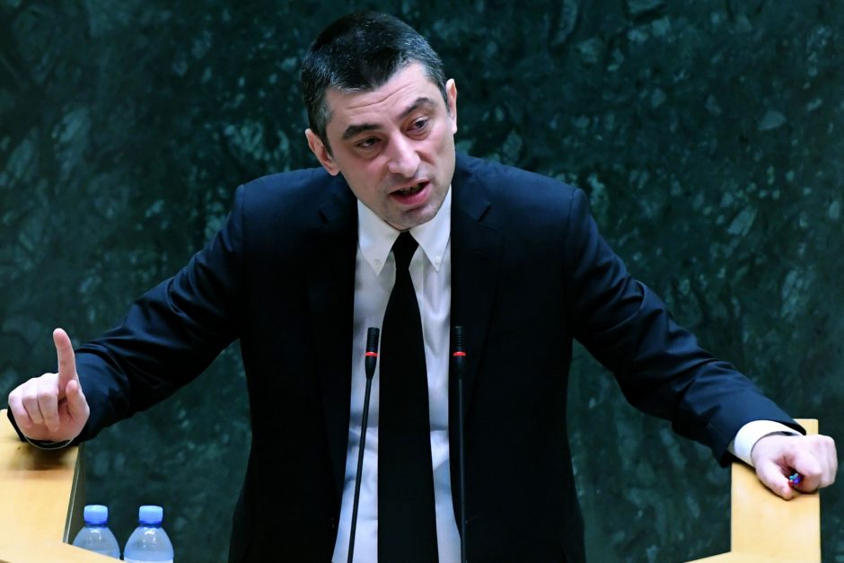 G. Gacharija kaltina opoziciją mėginant pakirsti Tbilisio ir Vašingtono santykius