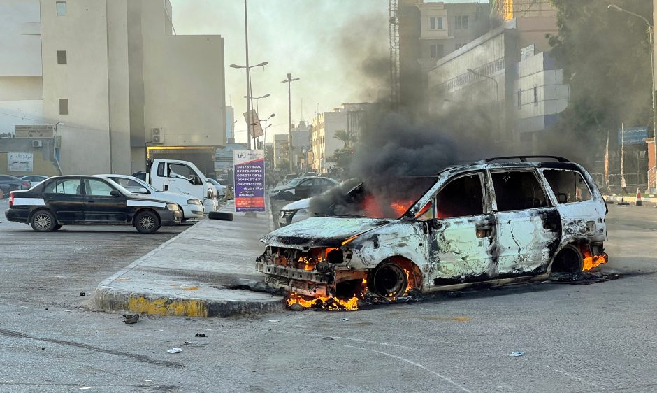 Libijoje per susirėmimus žuvo mažiausiai 12 žmonių, daugiau kaip 80 sužeisti