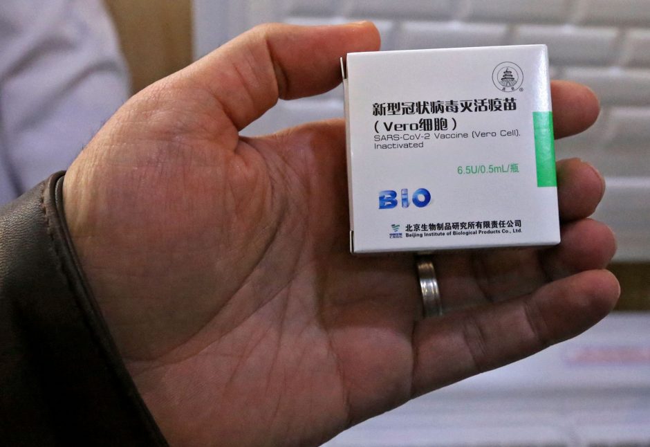 PSO patvirtino Kinijos „Sinopharm“ vakciną nuo COVID-19
