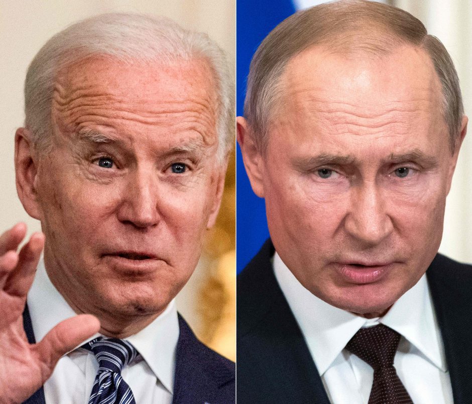 J. Bideno ir V. Putino virtualios derybos baigėsi 