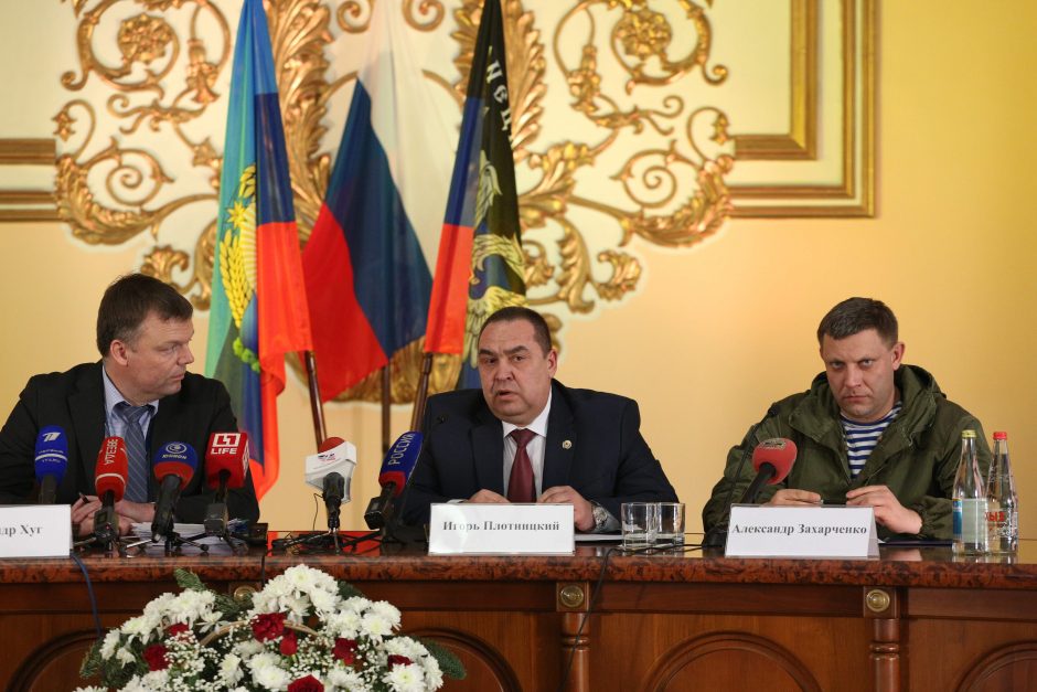 Prorusiški separatistai kaltina ESBO pagalba Ukrainos pajėgoms
