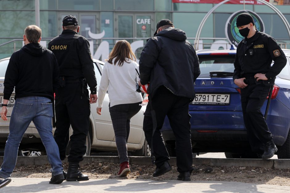 Baltarusijoje sulaikyti dešimtys opozicijos protestuotojų, 5 žurnalistai 