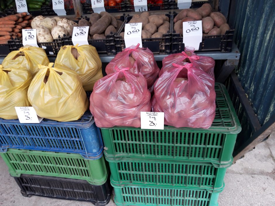 Kauno turguose bulvių kaina kyla kaip ant mielių