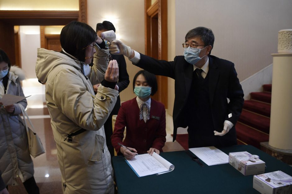 Pasaulio sveikatos organizacija dėl koronaviruso siųs ekspertus į Kiniją