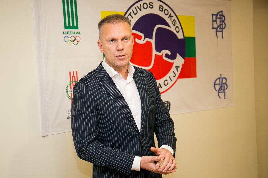 Lietuvos bokso federacijos prezidentu išrinktas D. Šaluga