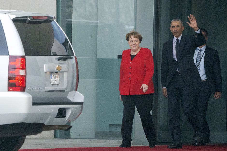 Berlyne susitiko A. Merkel ir B. Obama