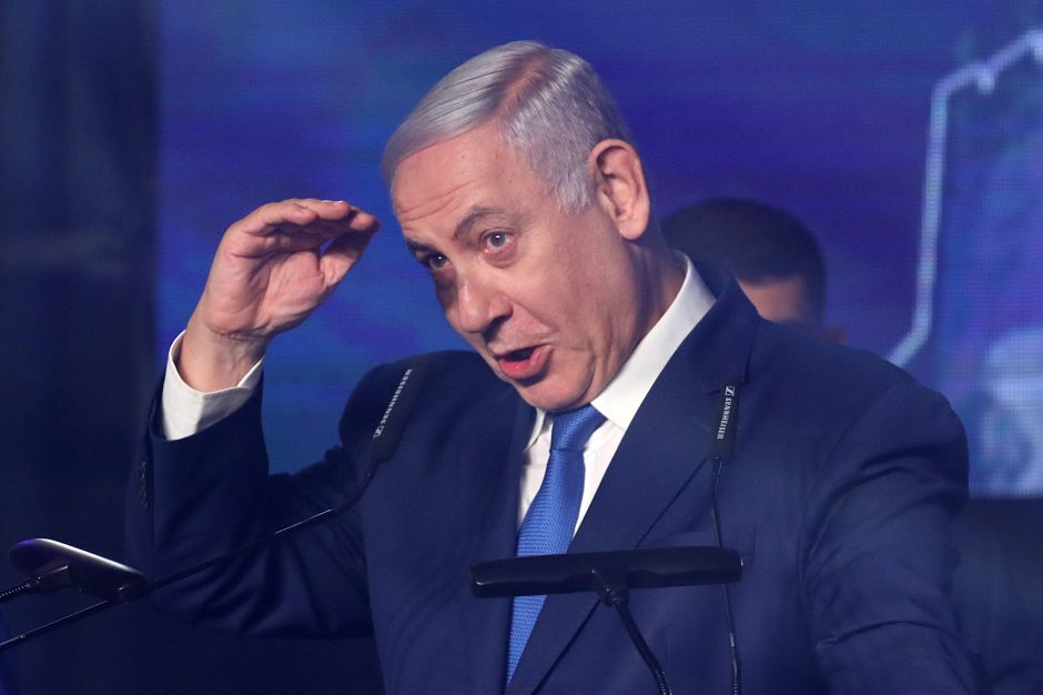 Izraelio prezidentas pavedė B. Netanyahu formuoti naują vyriausybę