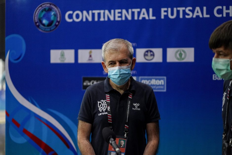 Futsal rinktinės treneris įvertino patirtį Tailande: tik tokiose rungtynėse mes galime augti