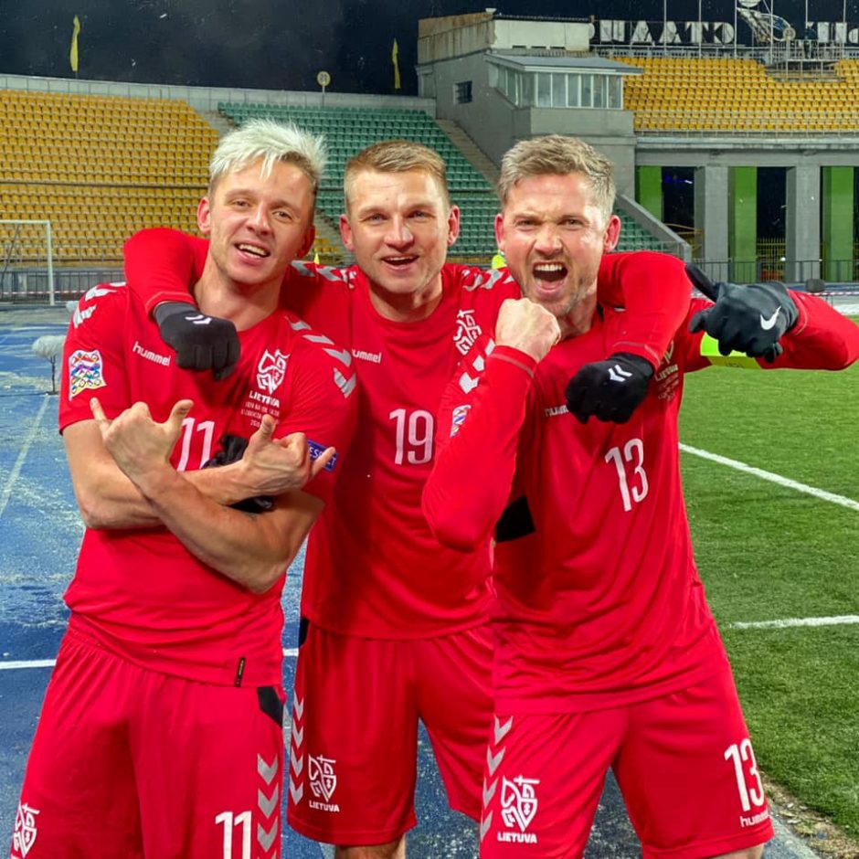 Lietuvos futbolininkai svečiuose įveikė Kazachstano rinktinę