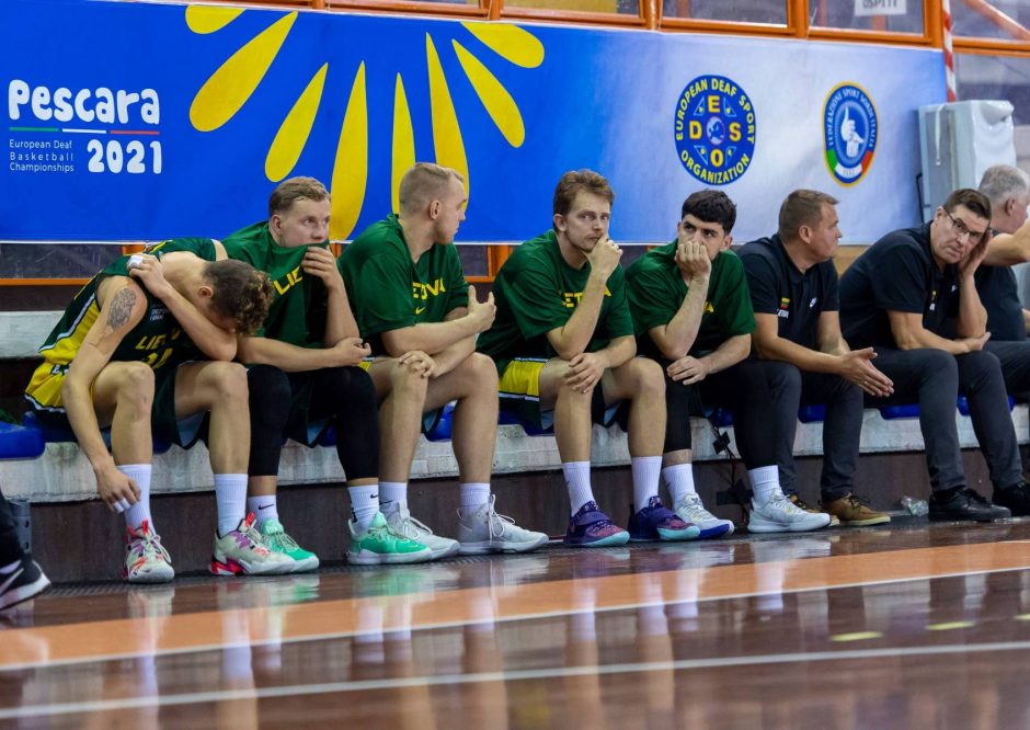Koronavirusas eliminavo Lietuvos vyrus iš Europos kurčiųjų krepšinio čempionato