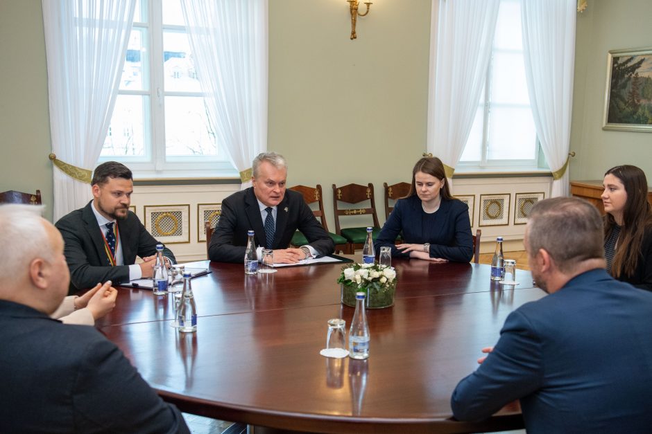 Aukščiausi Lietuvos vadovai priėmė Tarptautinio paralimpinio komiteto prezidentą
