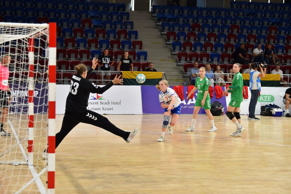Lietuvos rankininkėms – Europos jaunių čempionato bronzos medaliai