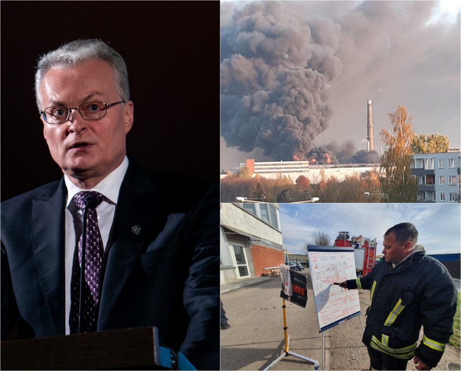 G. Nausėda: gaisras Alytuje parodė, kad tokiems incidentams pasiruošta nepakankamai