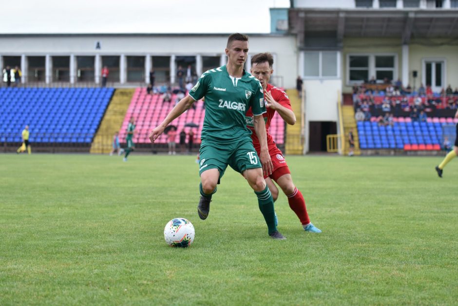 „Kauno Žalgirio“ futbolininkai pasiekė pergalę Panevėžyje