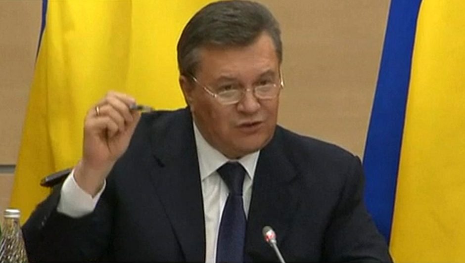 Ukrainoje sulaikytas svarbus nuversto prezidento V. Janukovyčiaus sąjungininkas