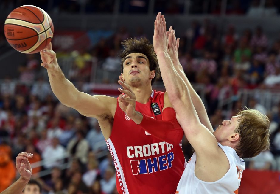 Kroatijos rinktinė tapo aštuntąja Europos krepšinio pirmenybių aštuntfinalio dalyve