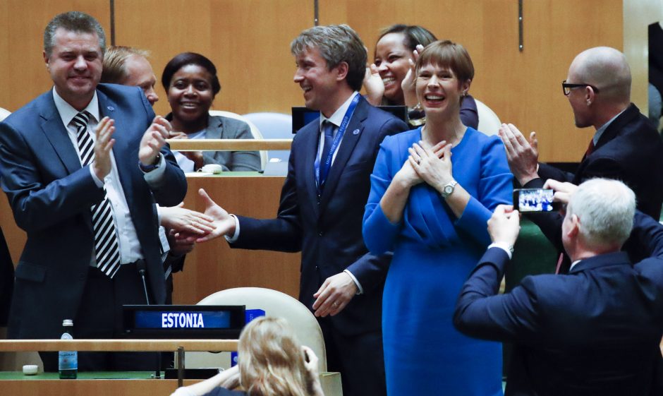 Estija išrinkta JT Saugumo Tarybos nenuolatine nare