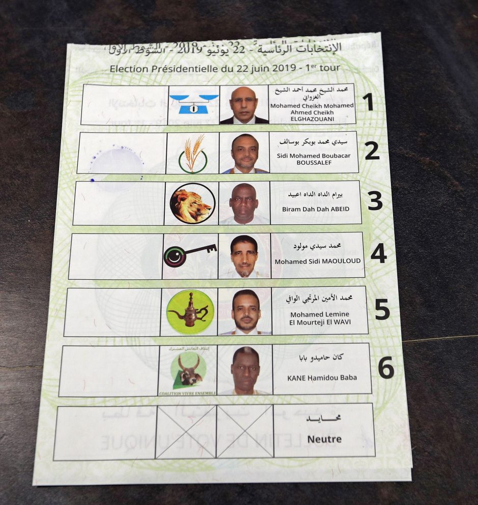 Mauritanijoje vyksta prezidento rinkimai