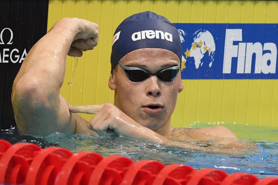Plaukikas D. Rapšys Berlyne iškovojo aukso medalį