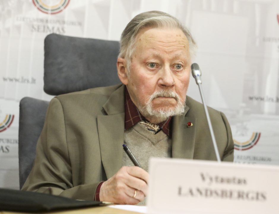 V. Landsbergis: valdantieji neįstengs tesėti pažadų