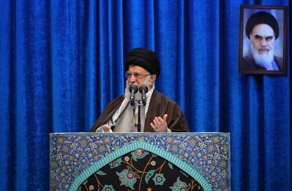 D. Trumpas perspėjo Irano aukščiausiąjį lyderį būti „atsargiam su savo žodžiais“