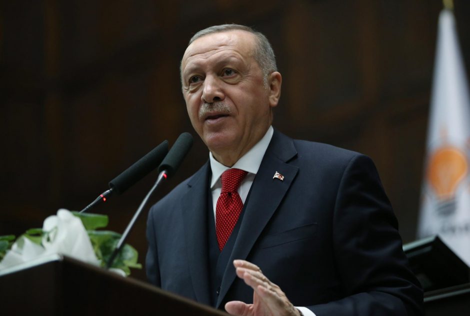 Turkijos prezidentas didina diplomatinį spaudimą dėl krizės Sirijoje