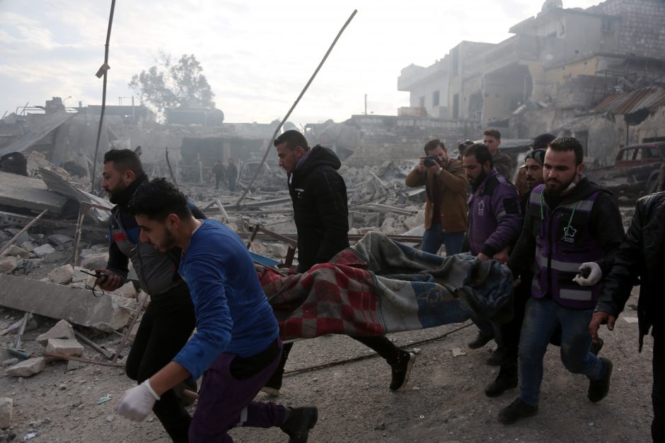 SOHR: per Rusijos antskrydį Sirijoje žuvo penki civiliai