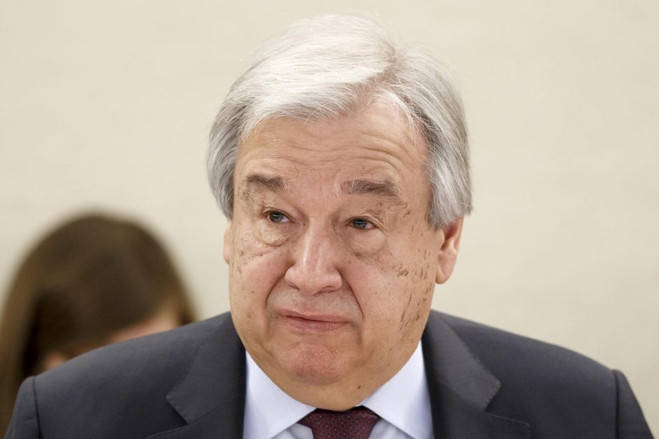 A. Guterresas įspėja: konfliktų apimtose šalyse – blogiausia dar ateity