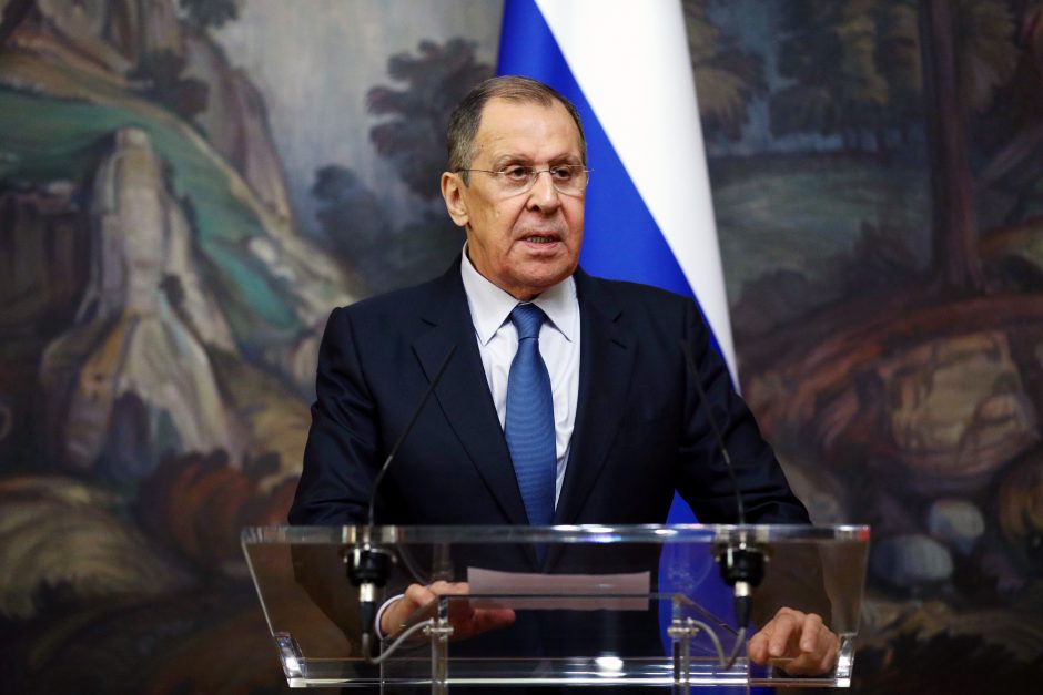 S. Lavrovas: dialogas su ES lyderiais gali būti nutrauktas