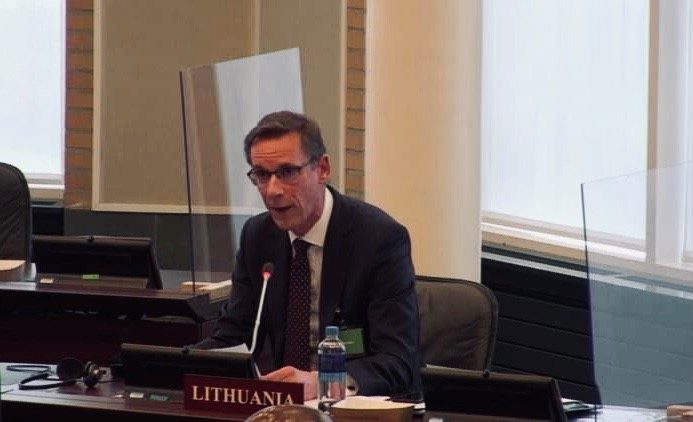 Lietuva pasmerkė cheminio ginklo panaudojimą, siekiant nunuodyti A. Navalną