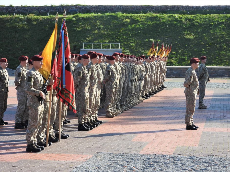 Klaipėdoje Lietuvos kariai išlydėti į misiją Malyje