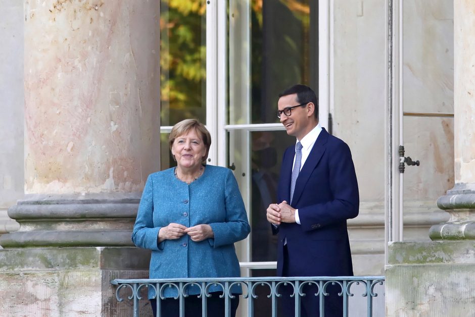 A. Merkel Varšuvoje susitiko su Lenkijos premjeru
