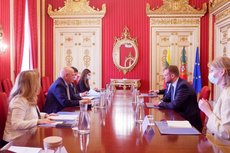G. Landsbergis susitikimuose Lisabonoje aptarė ES santykius su Kinija ir migracijos politiką