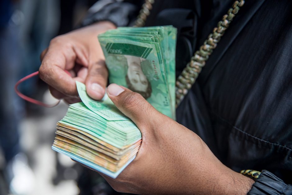 Venesueloje išleisti nauji didelio nominalo banknotai