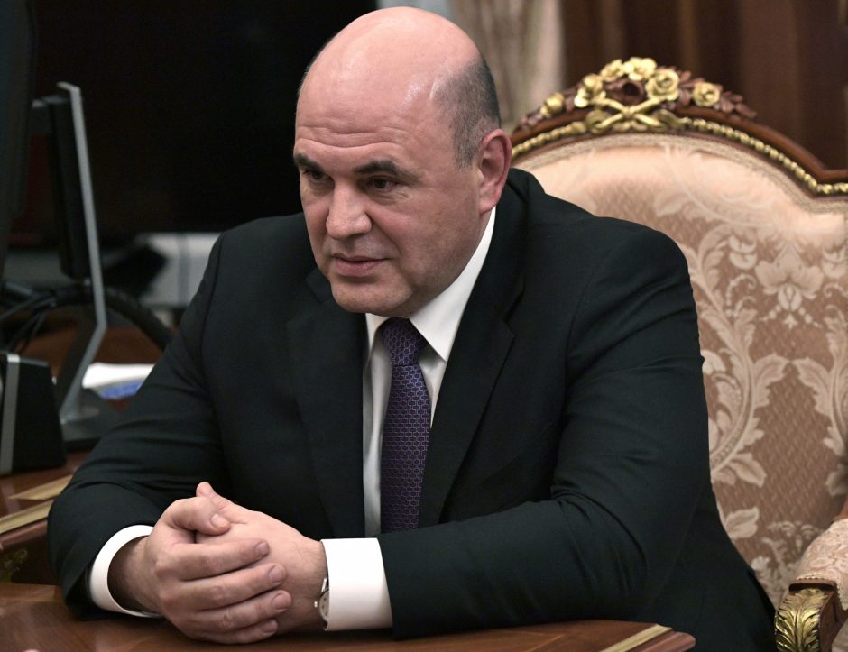 V. Putinas į Rusijos premjero pareigas siūlo Mokesčių inspekcijos vadovą M. Mišustiną